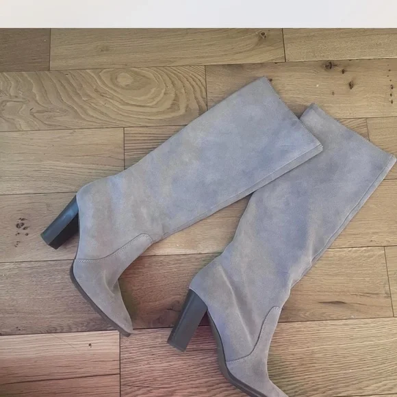 Dolce vita grey suede knee high boots - Picture 1 of 8